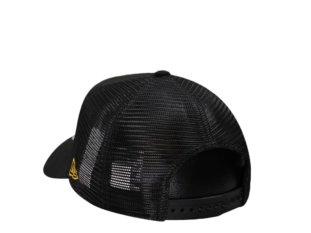 New Era Pittsburgh Pirates Black Trucker A Frame 9Forty Snapback Casquette