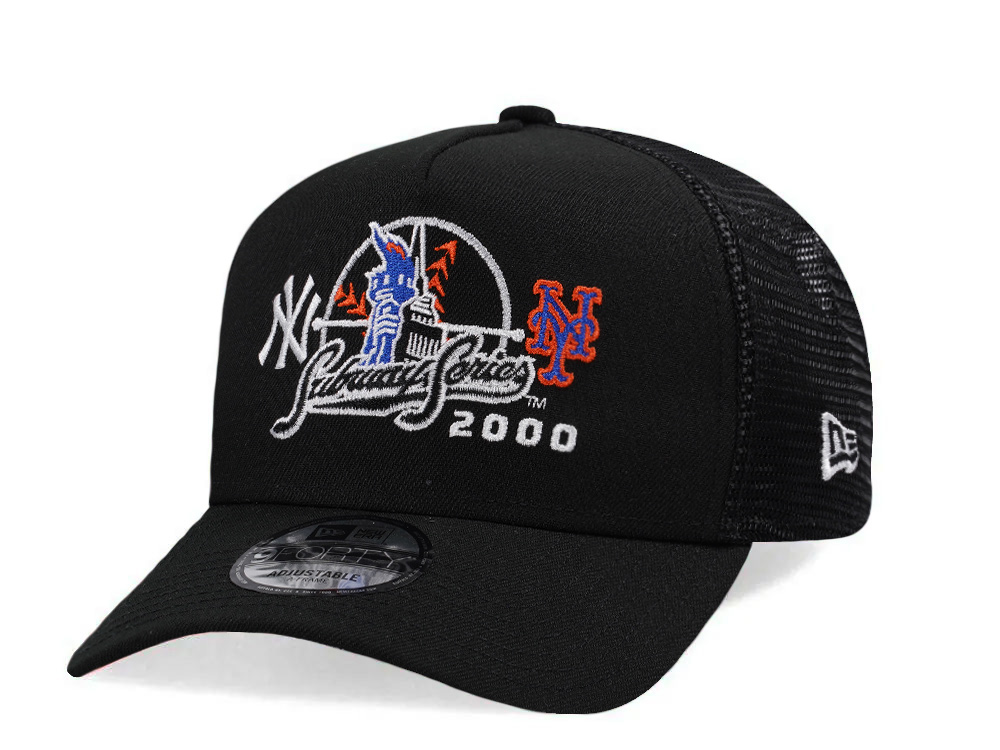 New Era New York Yankees Subway Series Black Prime Edition 9Forty A Frame Trucker Snapback Casquette