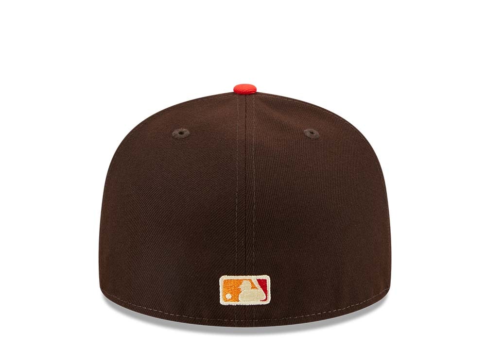 New Era Los Angeles Dodgers The Elements Brown Two Tone Edition 59Fifty Fitted Casquette