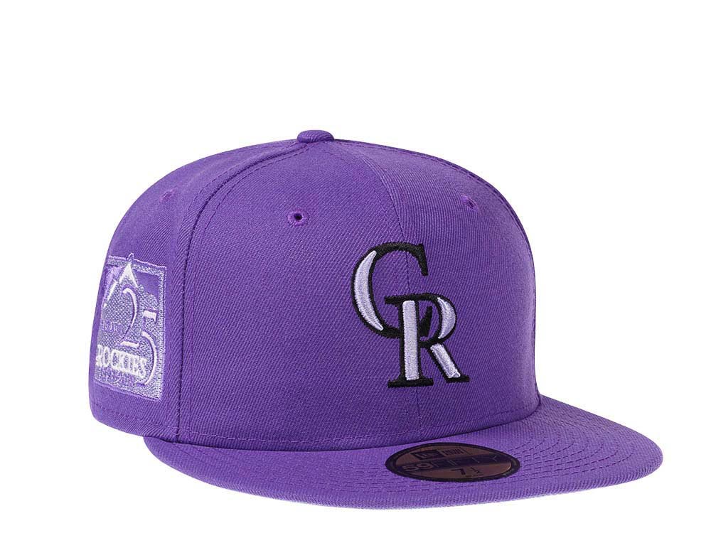 New Era Colorado Rockies 25th Anniversary Purple Infusion Edition 59Fifty Fitted Casquette