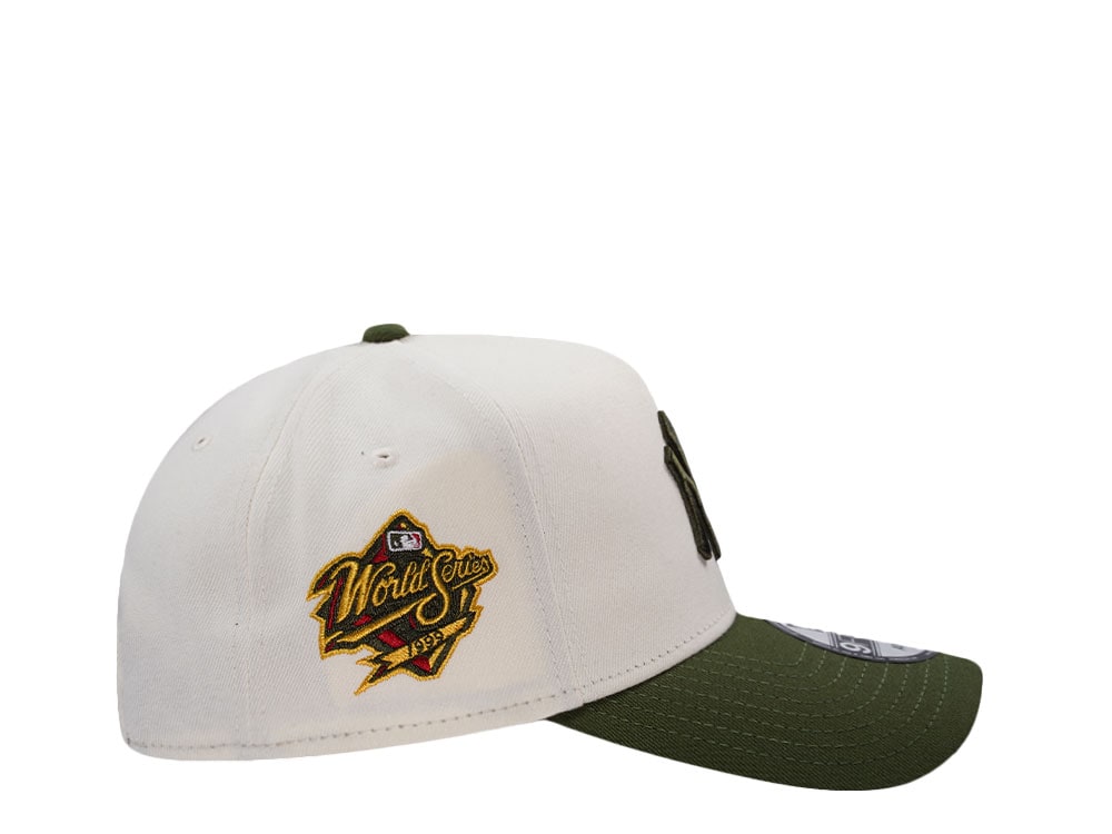 New Era New York Yankees World Series 1999 Chrome Two Tone Edition 9Forty A Frame Snapback Casquette