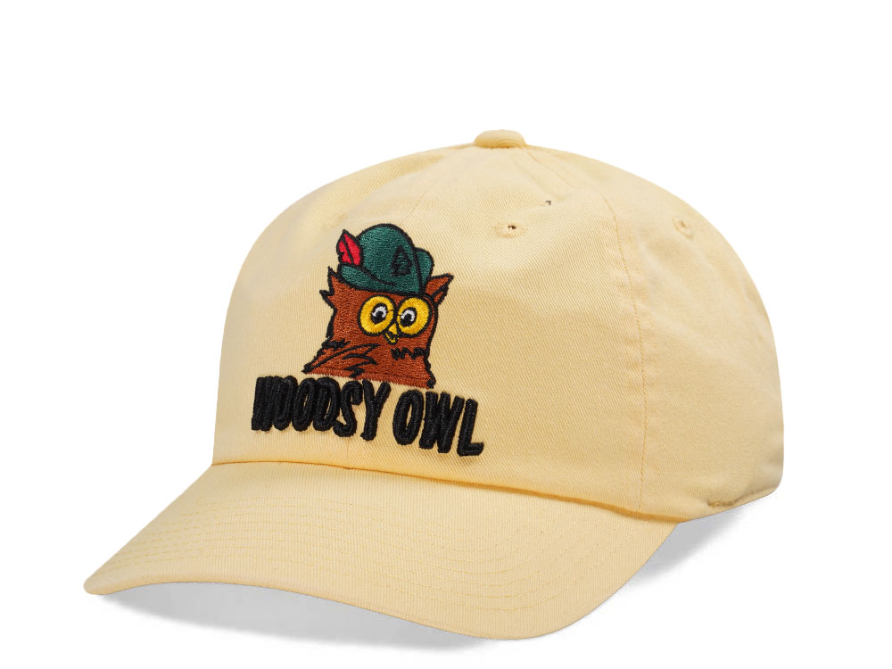 American Needle Woodsy Owl Ballpark Yellow Snapback Casquette