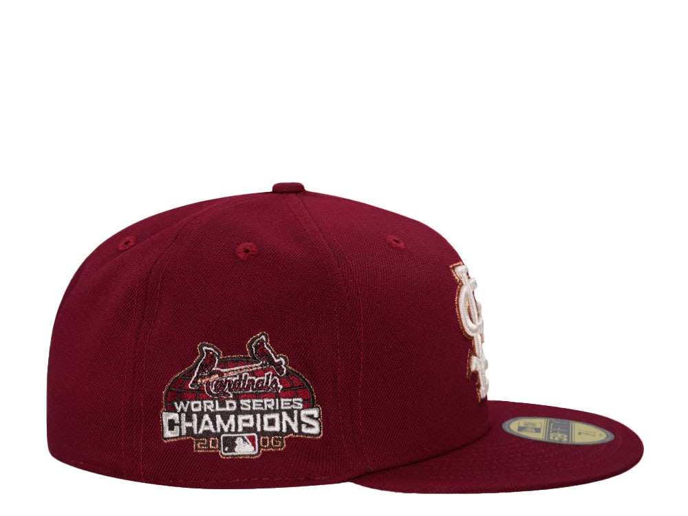 New Era St Louis Cardinals World Series Champions 2006 Smooth Red Edition 59Fifty Fitted Casquette
