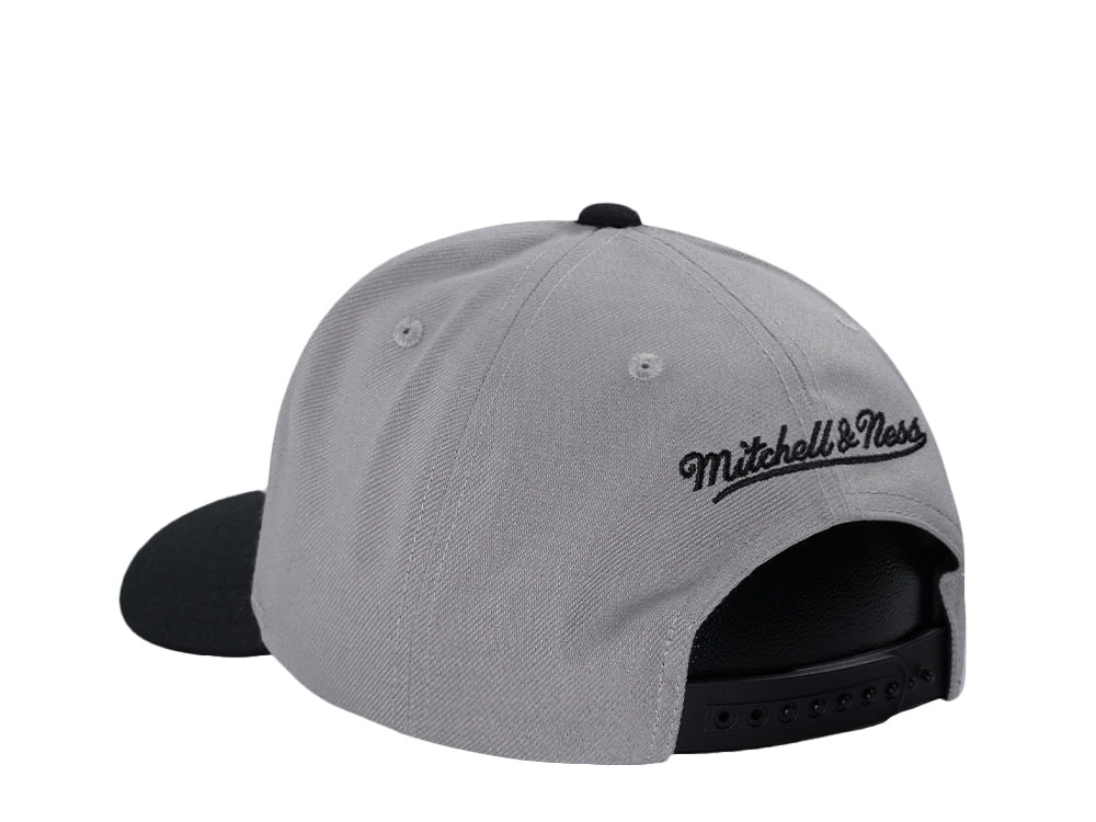 Mitchell & Ness Vegas Golden Knights Pro Crown Fit Gray Snapback Casquette