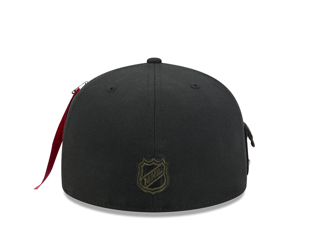 New Era Alpha Industries Chicago Blackhawks Navy Prime Edition 59Fifty Fitted Casquette