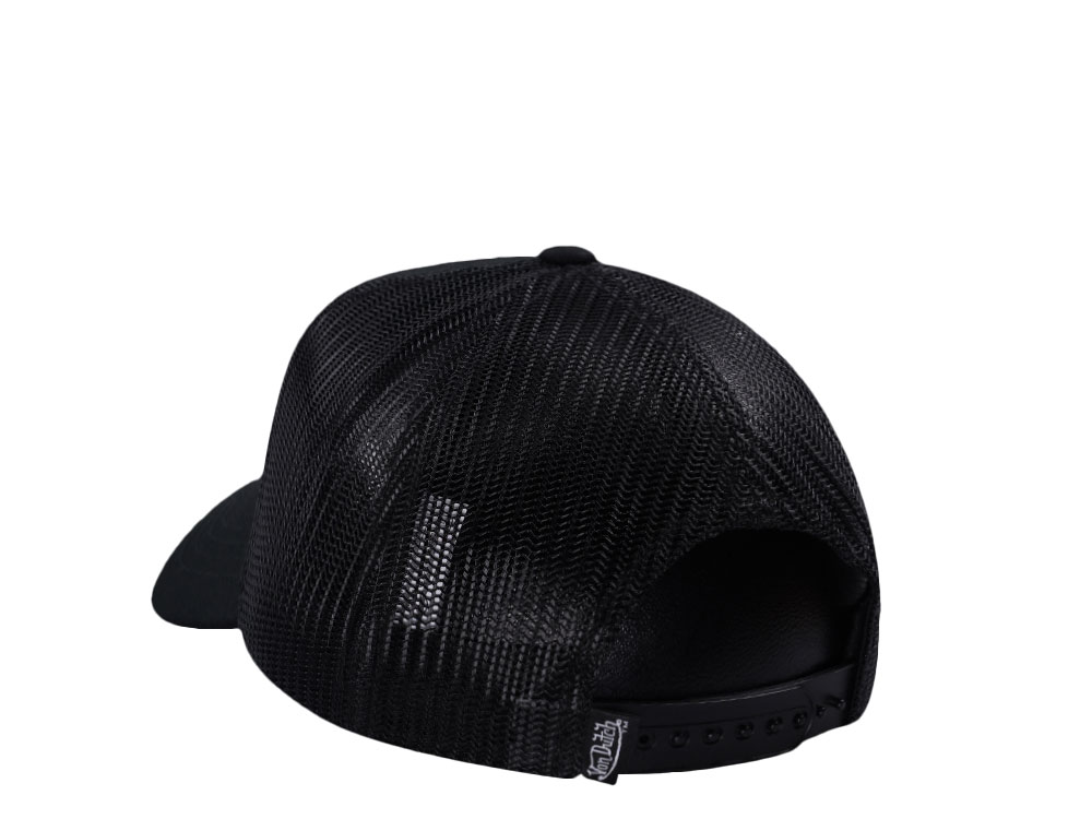 Von Dutch Oval Patch Black Trucker Snapback Casquette