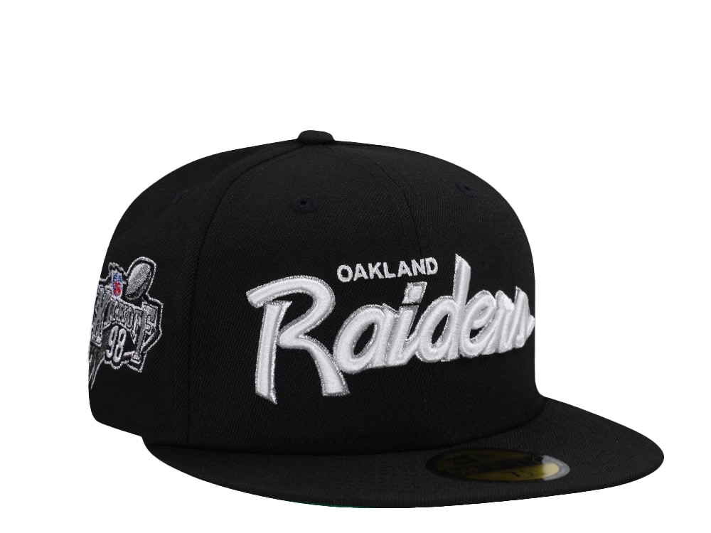 New Era Oakland Raiders 98 Kick Off Black Prime Edition 59Fifty Fitted Casquette
