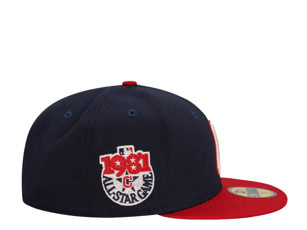 New Era Cleveland Indians All Star Game 1981 Prime Two Tone Throwback Edition 59Fifty Fitted Casquette