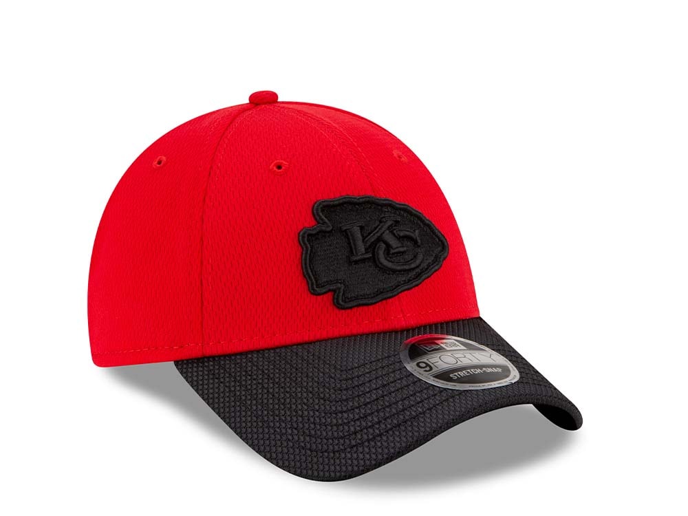 New Era Kansas City Chiefs Road Sideline 9Forty Stretch Snapback Casquette