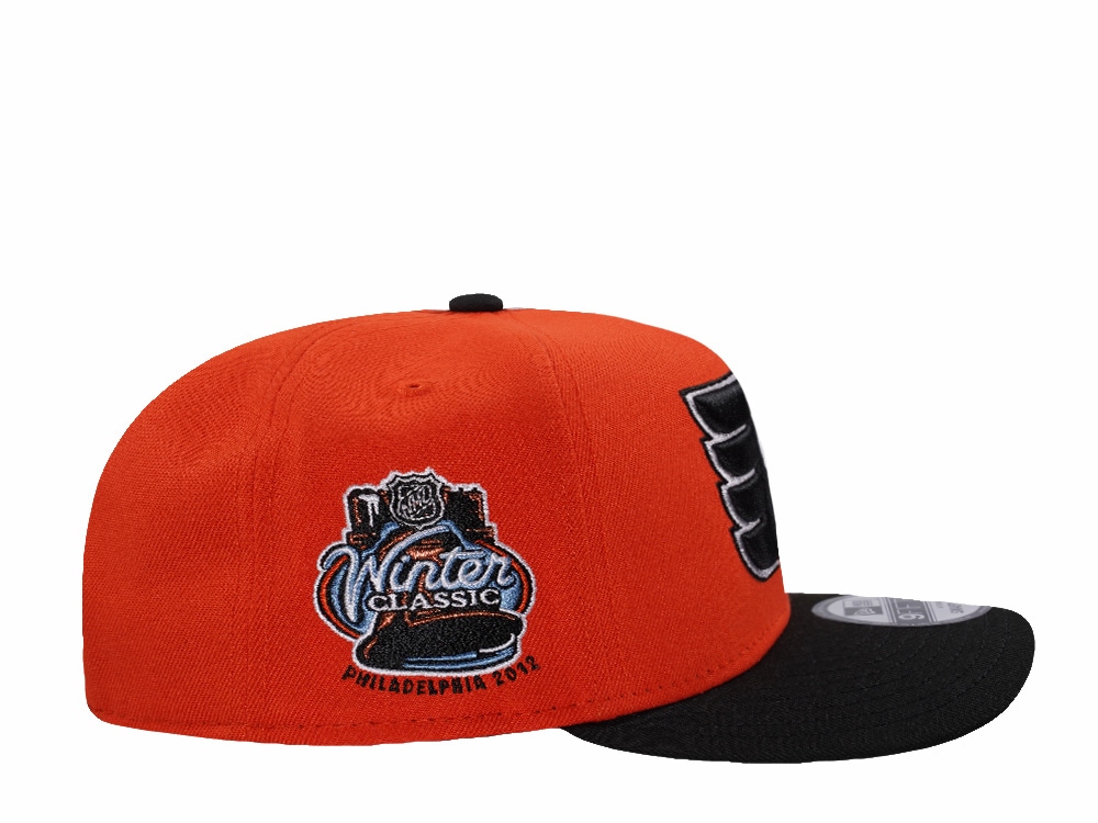 New Era Philadelphia Flyers Winter Classic 2015 Orange Two Tone Edition 9Fifty A Frame Snapback Casquette
