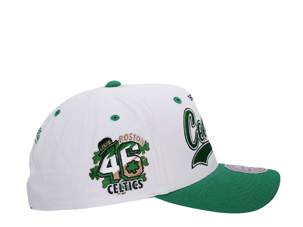 Mitchell & Ness Boston Celtics 46th Anniversary Pro Crown Fit Snapback Casquette