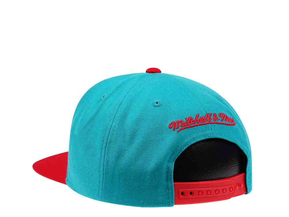 Mitchell & Ness Vancouver Grizzlies Hardwood Classics 2 Tone Snapback Casquette