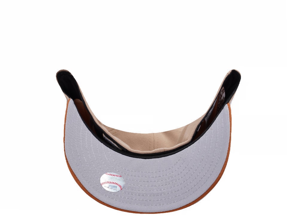 New Era New York Yankees Subway Series Pumpkin Spice Edition Pre Curved 59Fifty Fitted Casquette