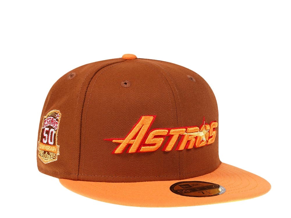 New Era Houston Astros 50th Anniversary Bourbon Volt Prime Edition 59Fifty Fitted Casquette