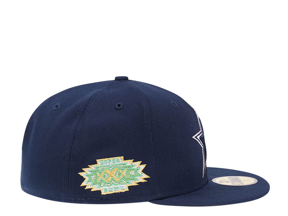 New Era Dallas Cowboys Citruspop Patch Super Bowl XXX 59fifty Fitted Casquette