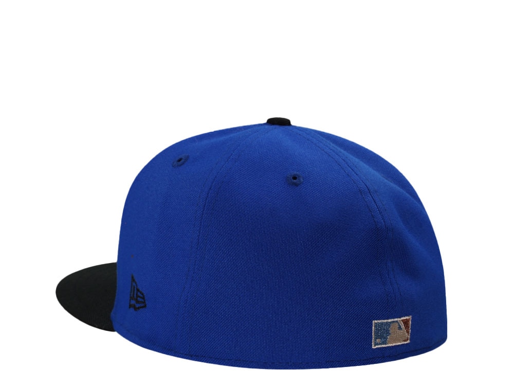 New Era Chicago Cubs Be Alert Blue Two Tone Throwback Edition 59Fifty Fitted Casquette