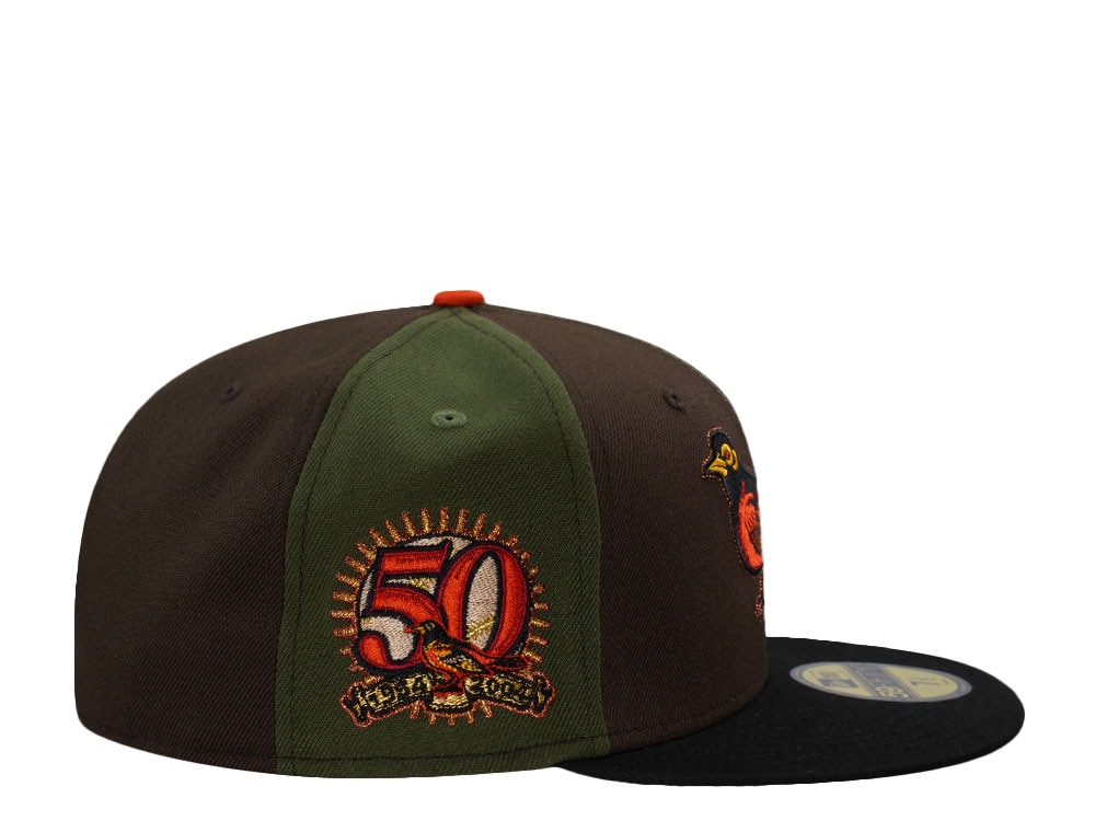 New Era Baltimore Orioles 50th Anniversary Pinwheel Edition 59Fifty Fitted Casquette