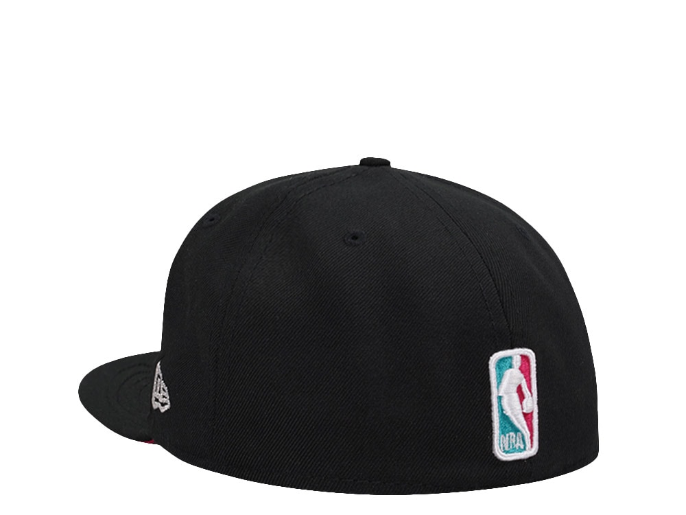 New Era San Antonio Spurs Black Script Champions Edition 59Fifty Fitted Casquette