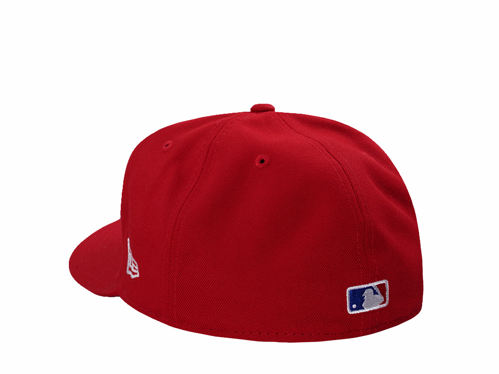 New Era Philadelphia Phillies Scarlet Prime Edition 59Fifty Pre Curved Fitted Casquette