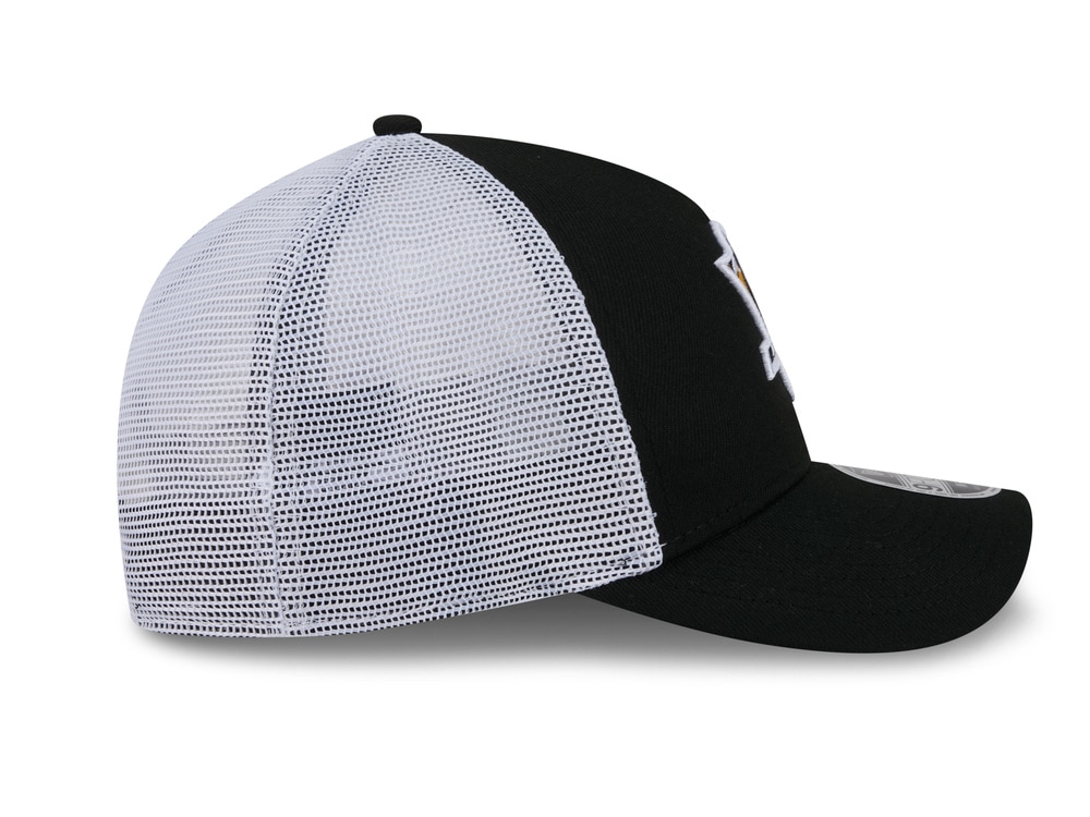 New Era Pittsburgh Penguins Official Team Color Edition 9Forty M Crown A Frame Trucker Snapback Casquette