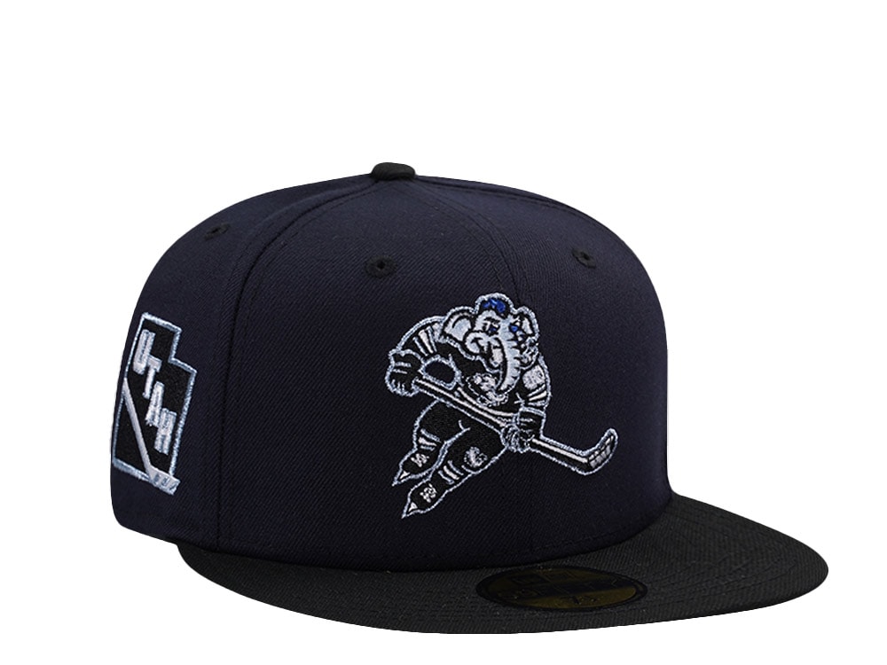 New Era Utah Mammoth Tusky Metallic Navy Two Tone Edition 59Fifty Fitted Casquette