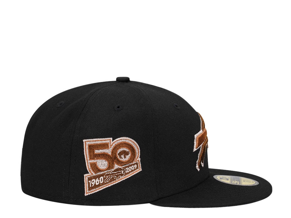 New Era Buffalo Bills 50th Anniversary Black Brown Edition 59Fifty Fitted Casquette