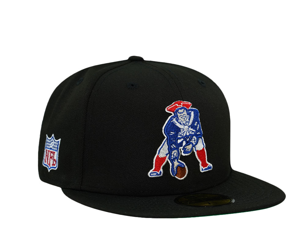 New Era New England Patriots Black Throwback Prime Edition 59Fifty Fitted Casquette