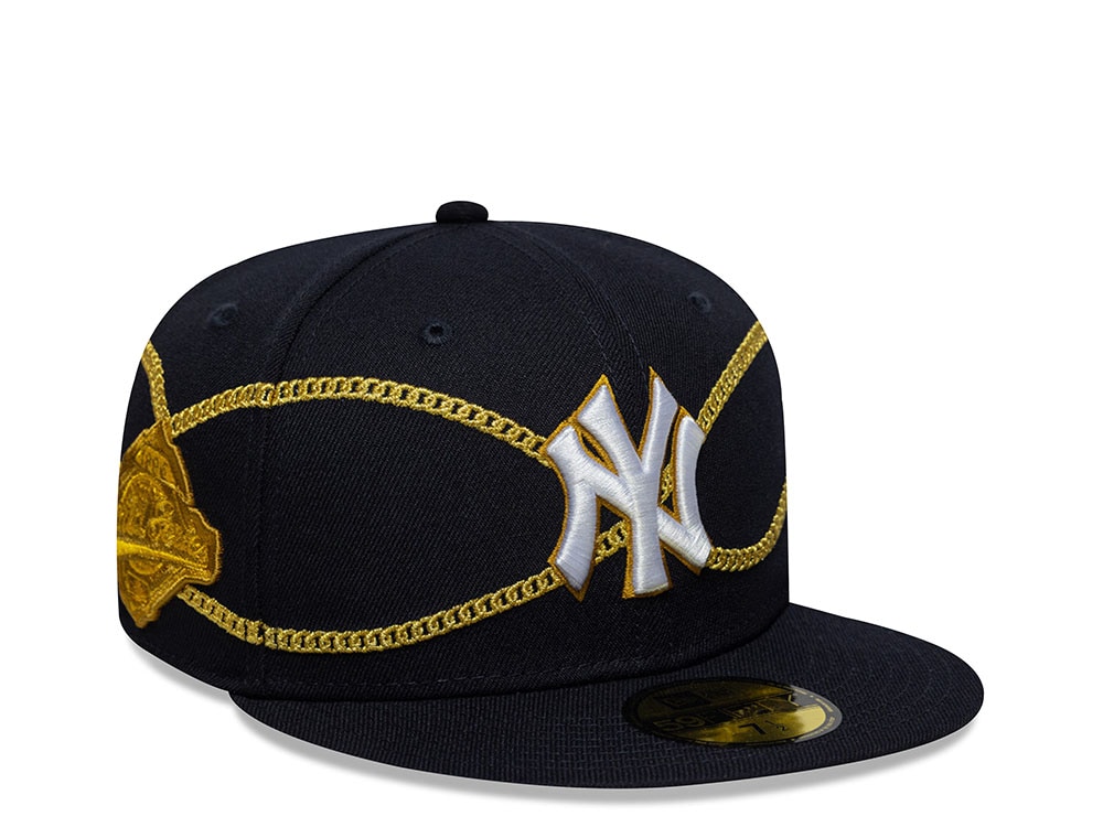 New Era New York Yankees Chain Wrap Navy Edition 59Fifty Fitted Casquette