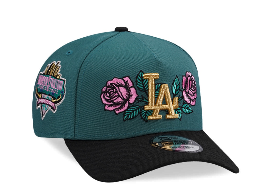 New Era Los Angeles Dodgers 40th Anniversary Rose Pine Two Tone Edition 9Forty A Frame Snapback Casquette