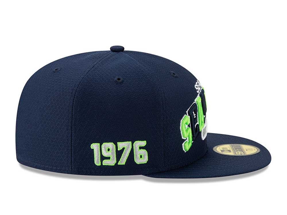 New Era Seattle Seahawks Sideline Cap Home 59Fifty Fitted Casquette