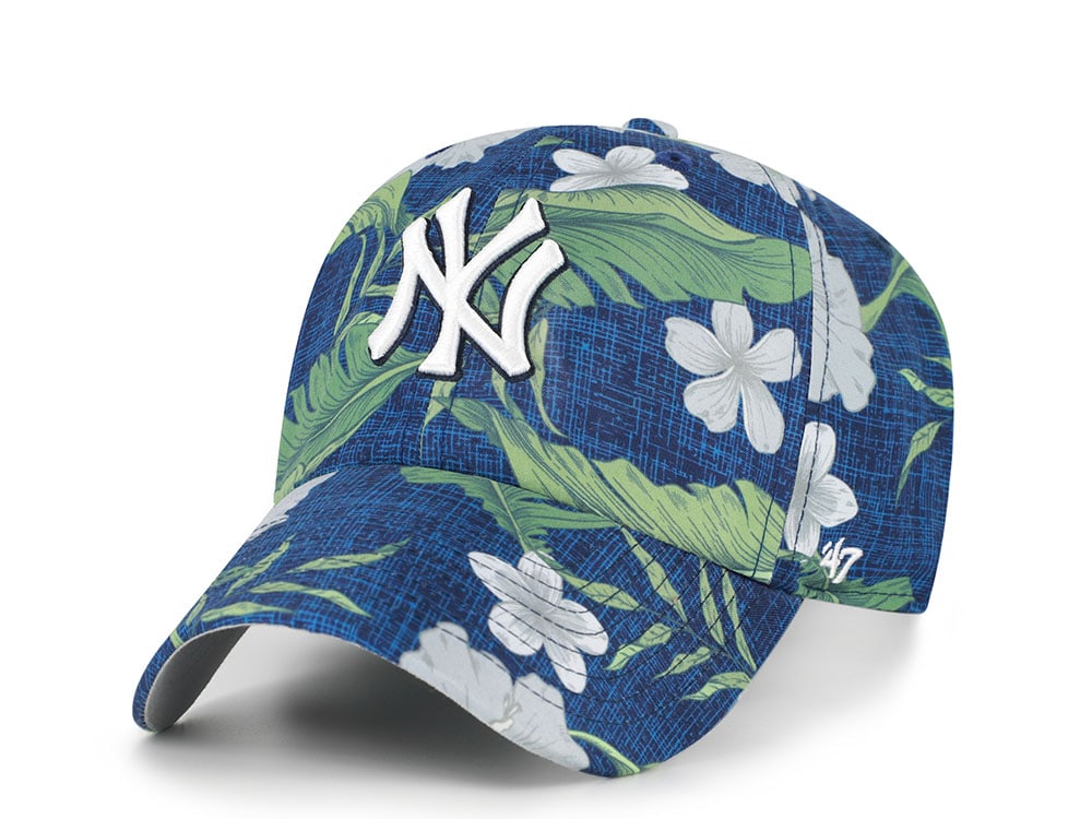 47 Brand New York Yankees Beach Side Blue Clean Up Strapback Casquette