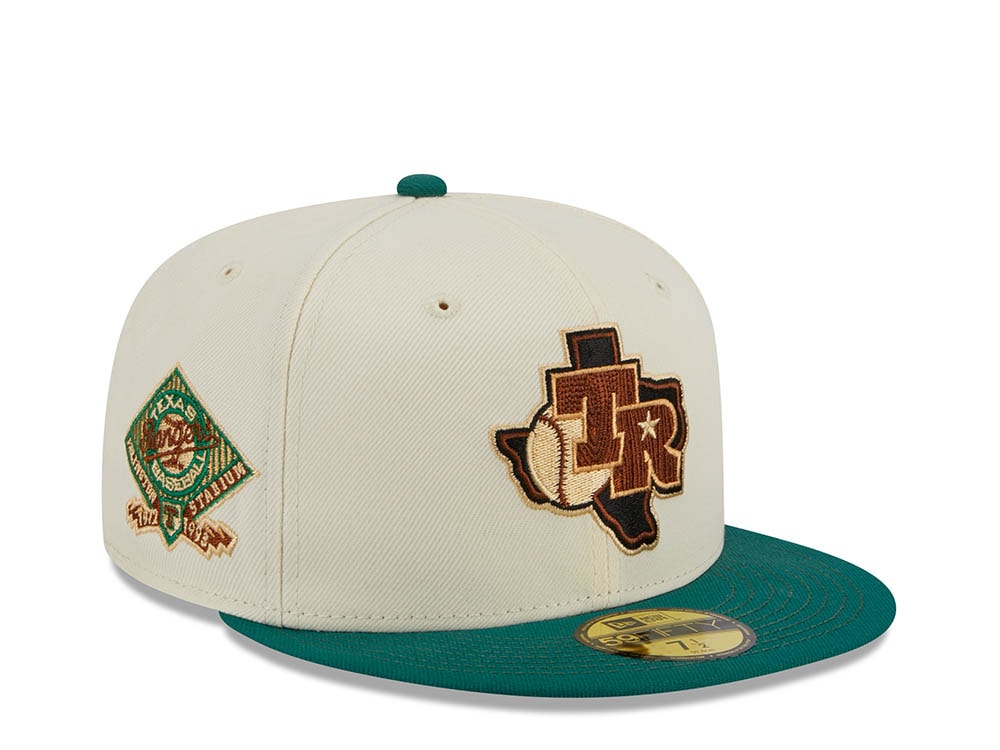 New Era Texas Rangers Arlington Stadium Stone Two Tone Edition 59Fifty Fitted Casquette