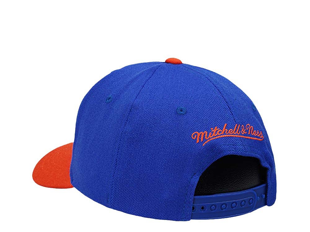 Mitchell & Ness New York Knicks Team Two Tone 2.0 Hardwood Classic Red Flex Snapback Casquette