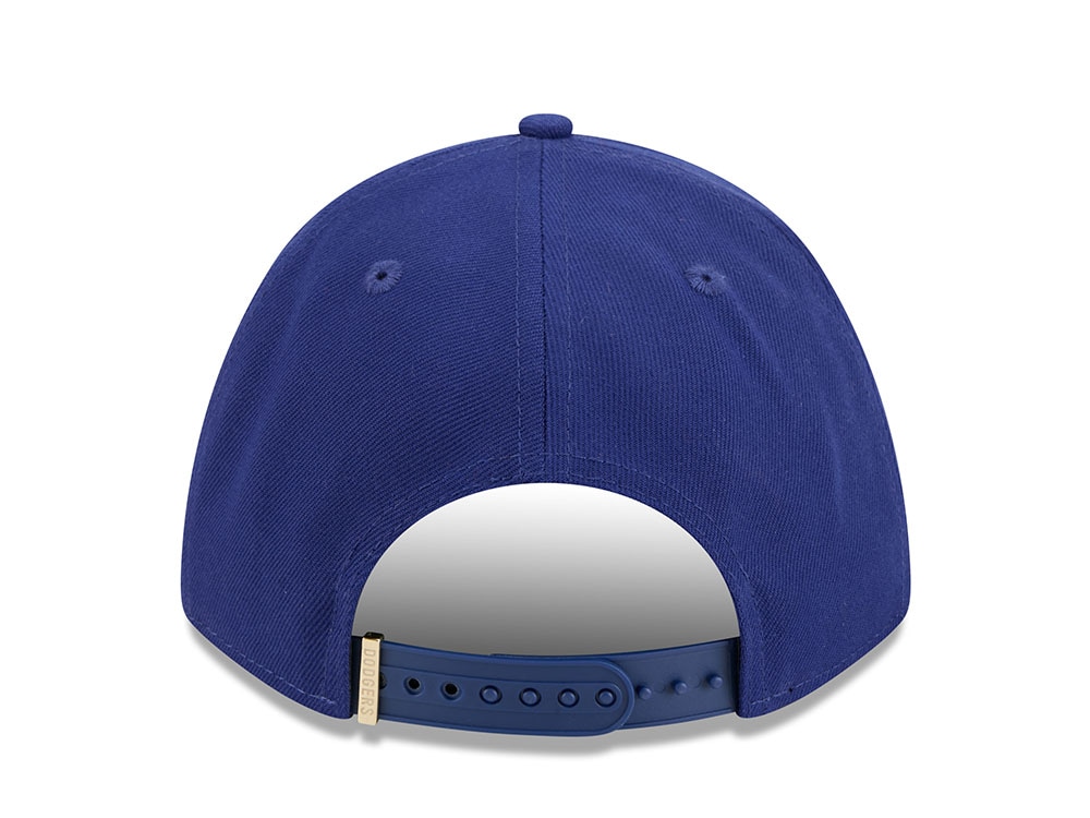 New Era Los Angeles Dodgers Emblem Blue Prime 9Forty A Frame M Crown Snapback Casquette
