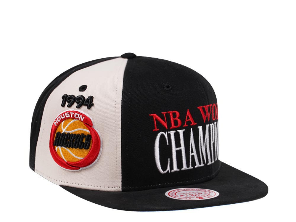Mitchell & Ness Houston Rockets World Champions 1994 Black Snapback Casquette