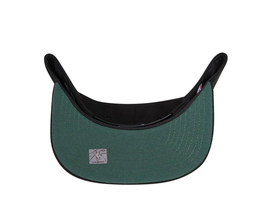 New Era Milwaukee Bucks Original Fit Black 9Fifty Snapback Casquette