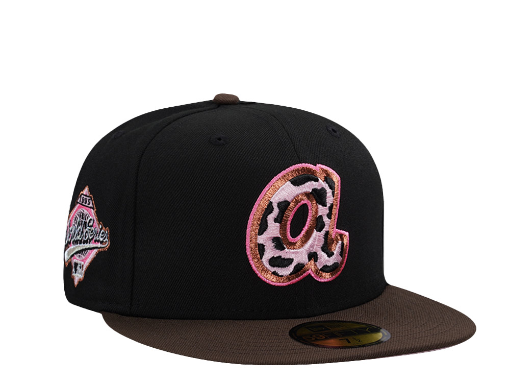 New Era Atlanta Braves World Series 1995 Black Two Tone Edition 59Fifty Fitted Casquette