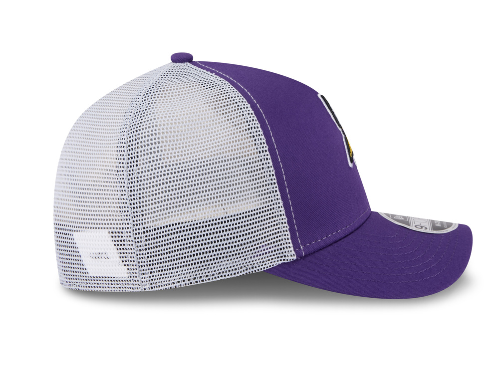 New Era Minnesota Vikings Official Team Color Edition 9Forty M Crown A Frame Trucker Snapback Casquette