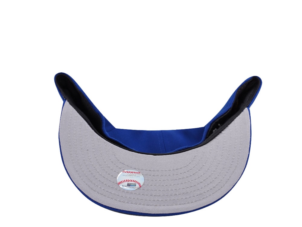New Era Los Angeles Dodgers Back to Back Champions Metallic Royal Blue Prime Edition 59Fifty Fitted Casquette