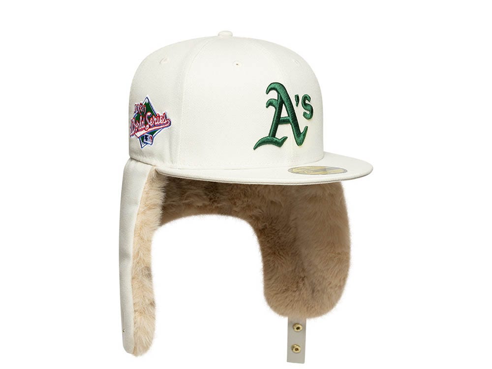 New Era Oakland Athletics World Series 1989 Ivory Prime Edition 59Fifty Dogear Fitted Casquette