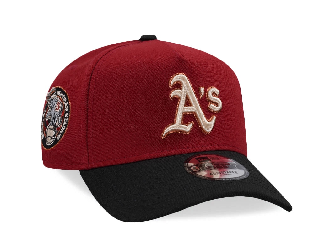 New Era Oakland Athletics Stadium Patch Two Tone Edition 9Forty A Frame Snapback Casquette