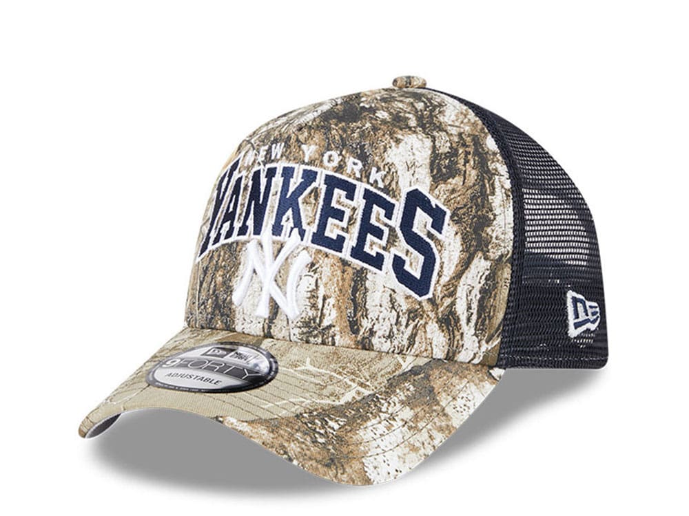 New Era New York Yankees Realtree Edition 9Forty A Frame Trucker Snapback Casquette