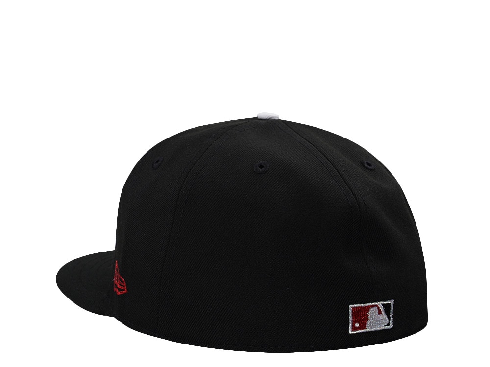 New Era Anaheim Angels 50th Anniversary Black Prime Edition 59Fifty Fitted Casquette