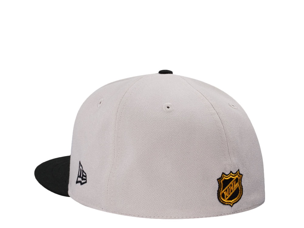 New Era Pittsburgh Penguins Stanley Cup Champions 1991 Stone Two Tone Edition 59Fifty Fitted Casquette