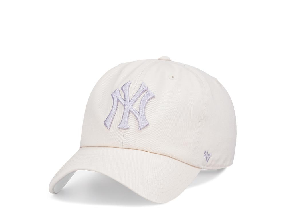 47Brand New York Yankees Natural Clean Up Strapback Casquette