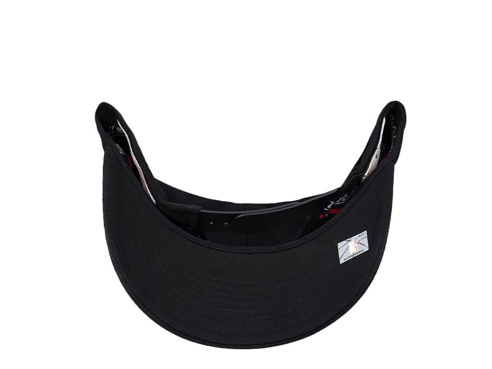 Mitchell & Ness Houston Rockets Hardwood Classic Slap Sticker Red Line Flex Snapback Casquette