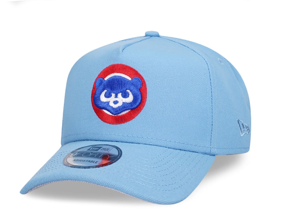 New Era Chicago Cubs Sky Blue Classic Edition 9Forty A Frame Snapback Casquette