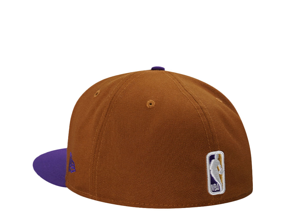 New Era Los Angeles Lakers Bourbon Two Tone Prime Edition 59Fifty Fitted Casquette