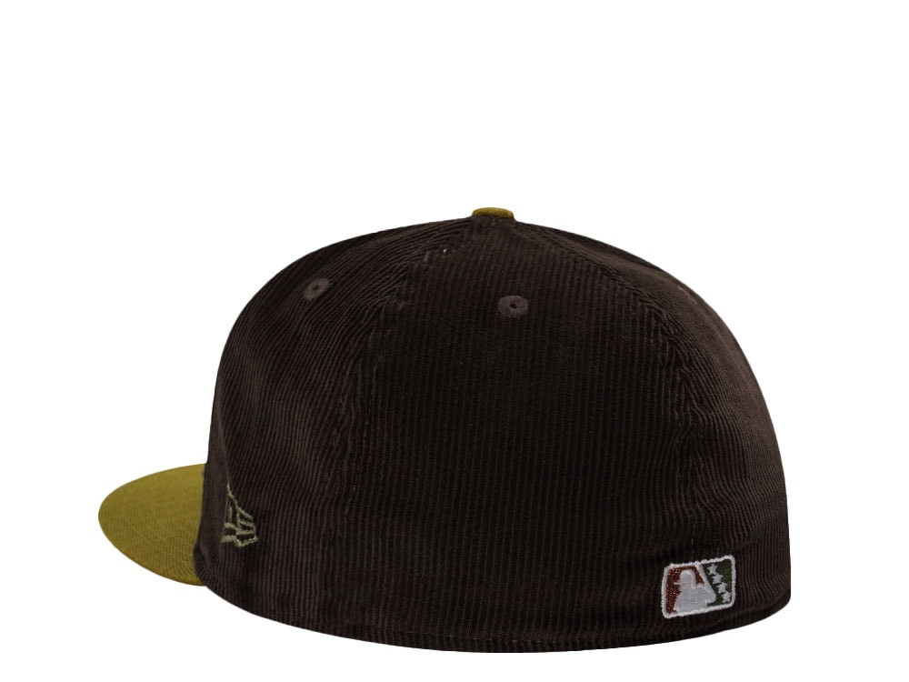 New Era Asheville Tourists Walnut Corduroy Two Tone Edition 59Fifty Fitted Casquette
