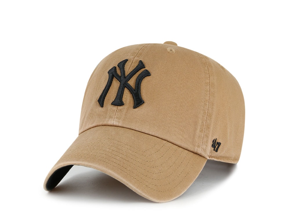 47Brand New York Yankees Camel Ballpark Clean up Strapback Casquette